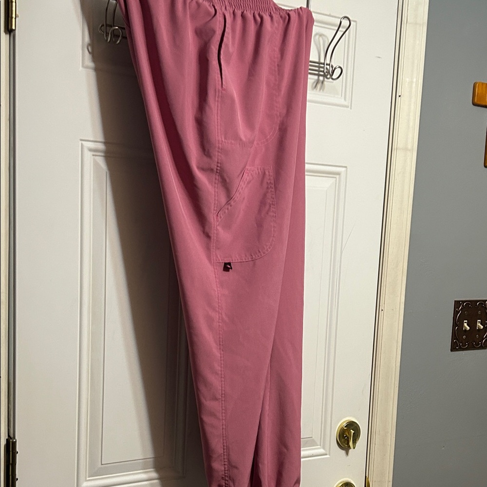 Scrubstar Rose Pink Ankle-Length Scrub Pants